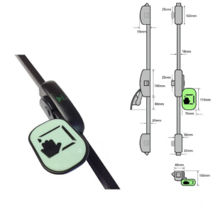 Push Pad PH358 Three Point Latch