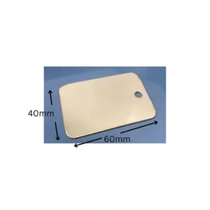 Brass 40x60mm Tag