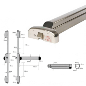 Touch Bar PHT55 Three Point Panic Bolt