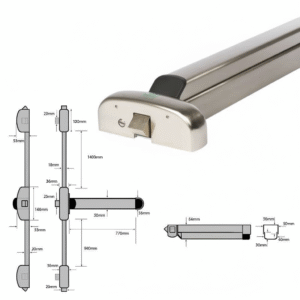 Touch Bar PHT57 Three Point Panic Latch