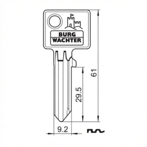 Burg Wachter 60 R key blank