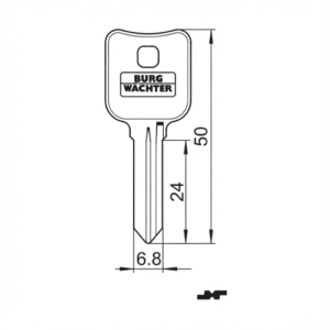 Burg Wachter 79 W key blank