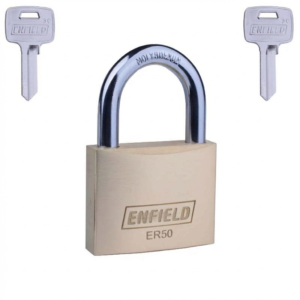 Enfield (Papaiz) 50mm brass padlock