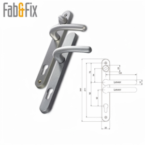 Fab&Fix Balmoral Offset Door Handles with Snib