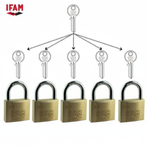 IFAM E Series Brass Padlocks Master Keyed
