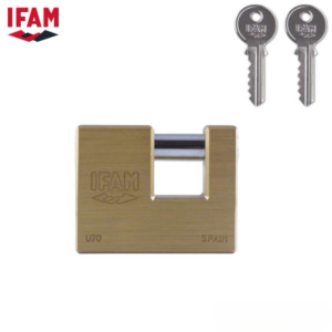Ifam Anvil Padlocks Brass