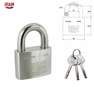 Ifam InoxTop Padlock 60mm