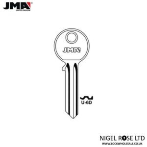 JMA U-6D Universal Cylinder Key Blank