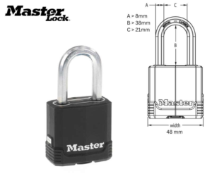 Master Lock M115XDLF Laminated Padlock