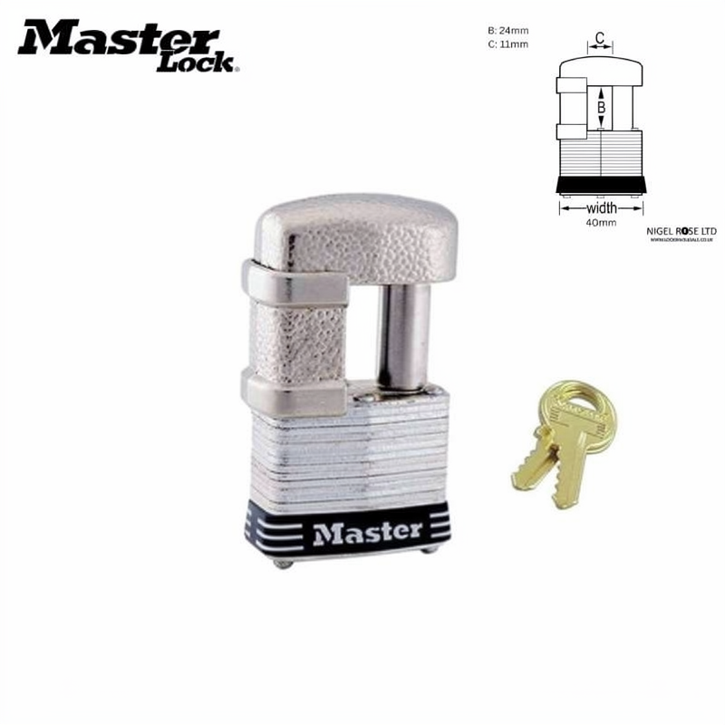 Master Lock 37DSPT Shrouded Padlock