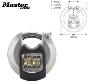 Master Lock M40EURDNUM Excel Padlock
