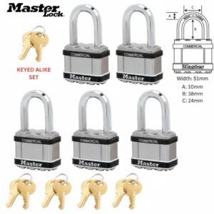 Master Lock M5KALFSTS Keyed Alike Set x5