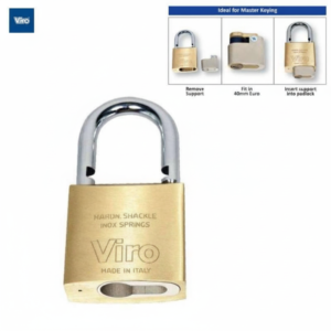 Viro 60mm Brass Padlock