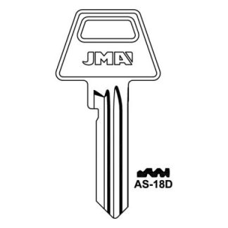 JMA AS-18D (ASS172) Cylinder Key Blank To Suit ASSA